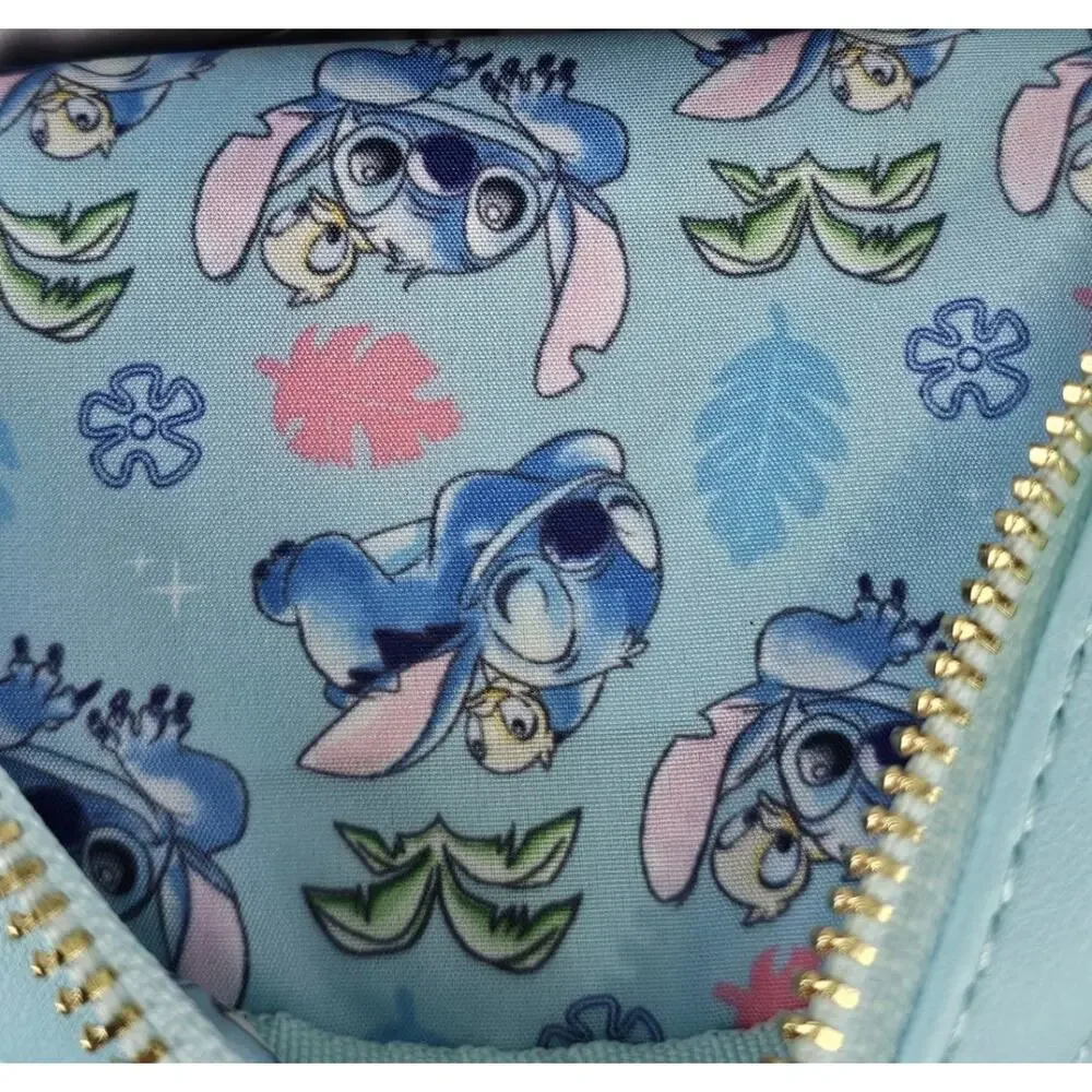LOUNGEFLY LILO AND STITCH DUCKLING BEACH MINI BACKPACK NWT